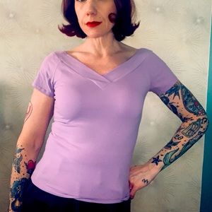 Hell Bunny Lavender top